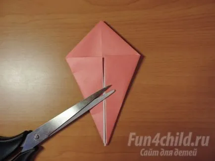 Origami rooster - un simbol al 2017 Cockerel cu mâinile