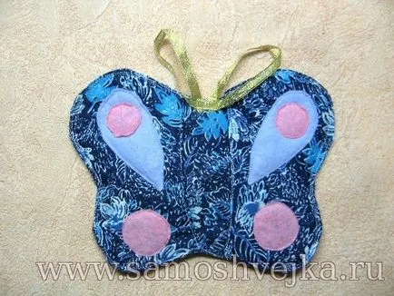 Eredeti Butterfly potholder kezek - samoshveyka - site rajongóinak varró- és kézműves
