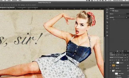 Pin-Up - hogyan kell feldolgozni a Photoshopban