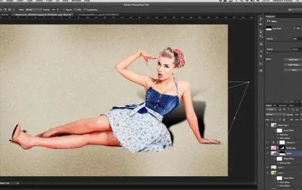 Pin-Up - как да се обработи снимката в Photoshop