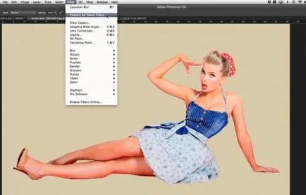 Pin-Up - hogyan kell feldolgozni a Photoshopban