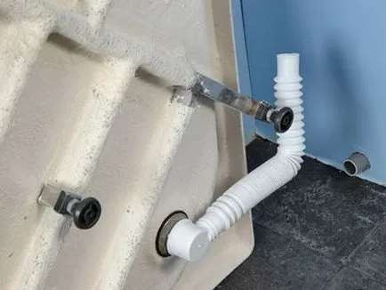 Conectarea la duș de canalizare și construirea în mod corespunzător portal