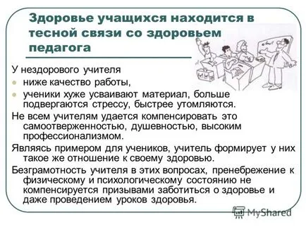 Презентация на професионалния здравен учител темата - здравословен учител - здрави деца -