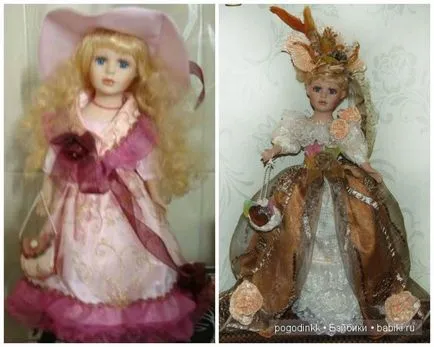 Преображение порцеланови кукли със собствените си ръце