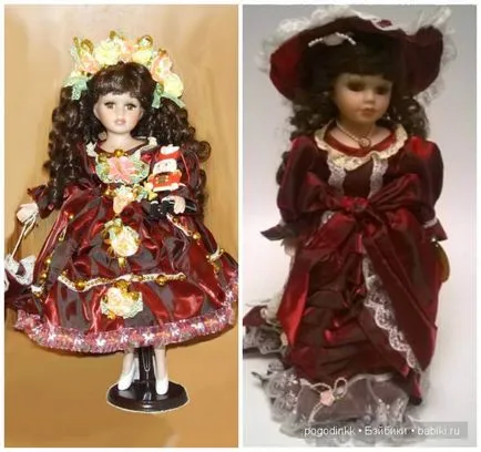 Преображение порцеланови кукли със собствените си ръце