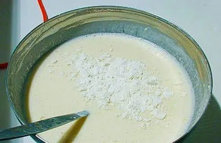 Palacsintát savanyú tej, receptek képekkel