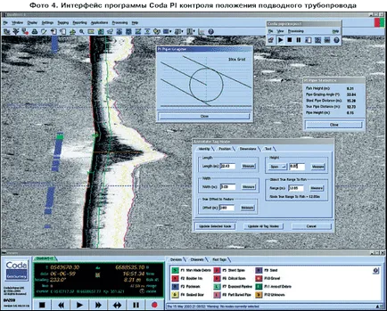 Folosirea Sonarul cu scanare laterală pentru montarea și controlul poziției conductei submarine