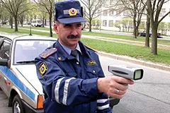 Радарите и полицията трафик камера