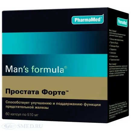 Instrucțiuni de prostată Forte pentru utilizarea medicamentului