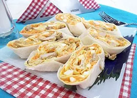 Shawarma recept csirke és koreai sárgarépa