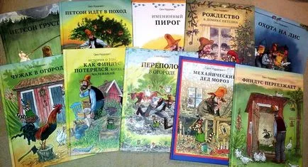 O serie de cărți despre Pettson și Findus bun, instructiv și mama distracție, iubitoare