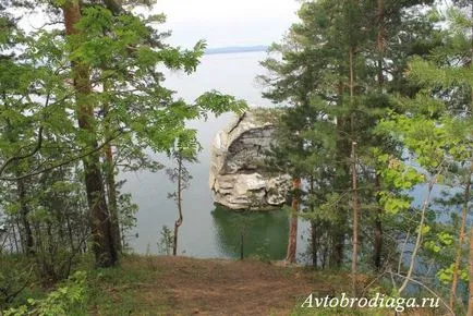 Shaitan - piatra de pe lacul Itkul, avtobrodyaga