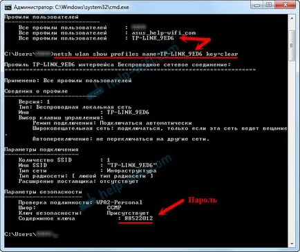 Élvezi a jelszót a wi-fi a parancssorból a Windows 10, 8, 7