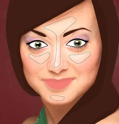 Crearea unui „vector“ portret în Photoshop