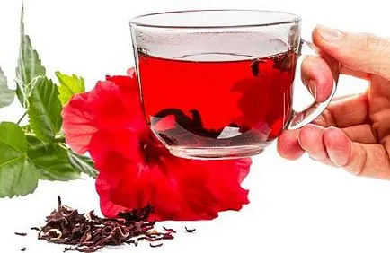 Hibiscus Tea - előnyei és hátrányai, befolyását a nyomás