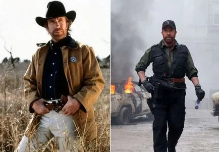 Chuck Norris - ifjúkorában, és most, a magasság és súly a csillag