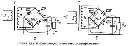 Схема вълна токоизправител