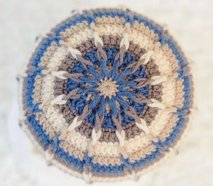 Схемата на плетене детска шапка зимата плетене на една кука снимки, видео