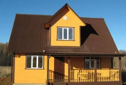 Терем - греди къщи проекти на дървени къщи от слепени материали (снимки и видео)