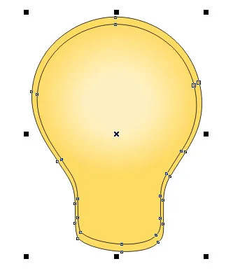 CorelDRAW уроци обръщаме една крушка с помощта сенник - софтуер