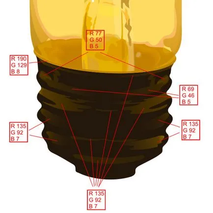 CorelDRAW уроци обръщаме една крушка с помощта сенник - софтуер