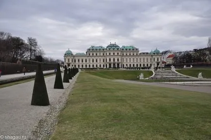 Двореца Белведере във Виена - снимки, преглед на това как да се получи