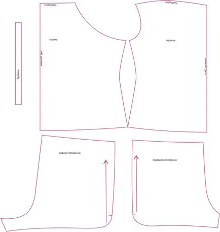 Pattern női rövid pizsama, Box