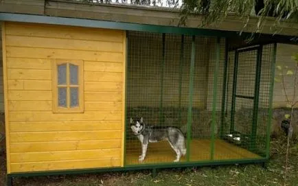 Aviary pentru câini în cazul în care să plaseze și cum să construiască, osadovod - toate Sade, gradina si design