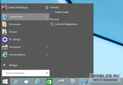 Opt moduri de a personaliza meniul „start“ în Windows 10