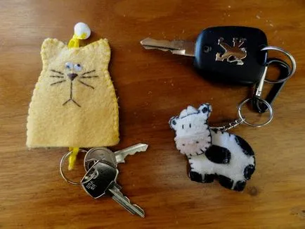 Калъф за ключове котка, котката и котката