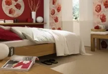 perdele japoneze în fotografie interior, panoul elegant este montat în camera de zi, ecran