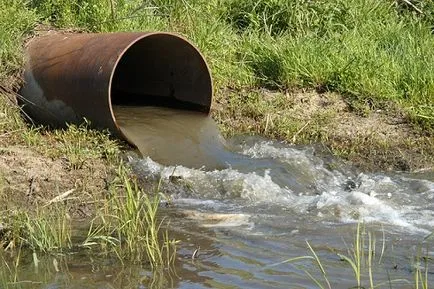 râu poluarea apei reziduale - surse, cauze și consecințe