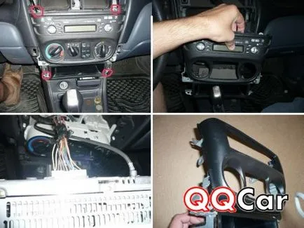 Înlocuirea de radio regulate Nissan Almera