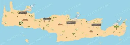 Aeroporturile din Creta - site-ul Creta