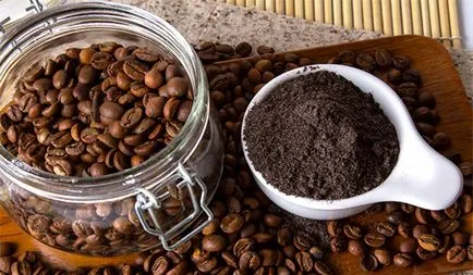 Aromatice folie corp de cafea - o metodă de corecție bugetară în casă