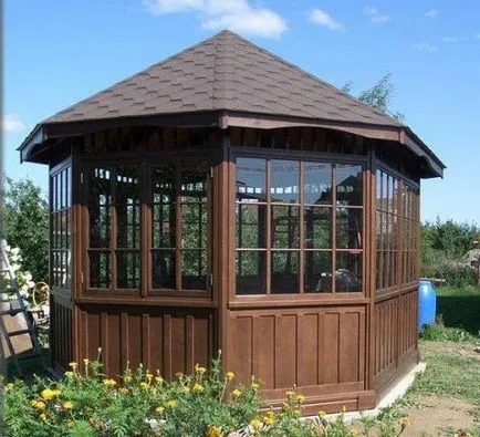 Gazebo Hexagon cu propriile sale mâini - prima parte, Nasha besedka