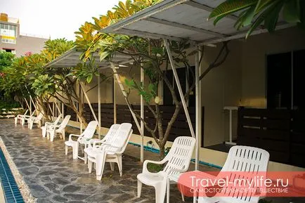 Bungalou în Pattaya, cu o piscină pentru 6500 baht