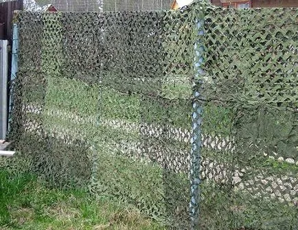 Непосредствената оградата на окото мрежа - осем начини да се направи ограда непрозрачен