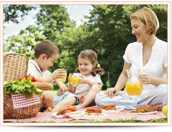 Mit kell hozni egy piknik a gyerekekkel pihenni a természetben