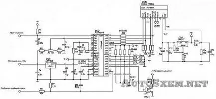 reziduu digital Indicator nivel de combustibil pe display LCD - schema avtoskhemy pentru autoturisme, cu propriile lor mâini