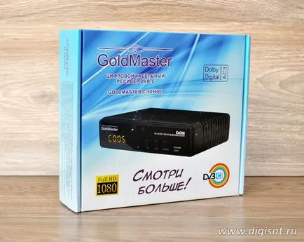 Цифрова кабелна приемник Goldmaster с-505hdi, блог за сателитна телевизия онлайн магазин