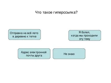 Какво е хипервръзка - компютърни презентации