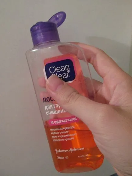 Clean & усилвател; ясно лосион за обратна връзка на лицето дълбоко почистване