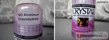 Deo-cristal corp de cristal deodorant stick de - keratins «, aluminiu, aciditate, și tot ce ai nevoie