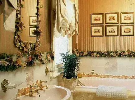 Fürdőszoba dekoráció - egy ok arra, hogy legyen egy alkotója