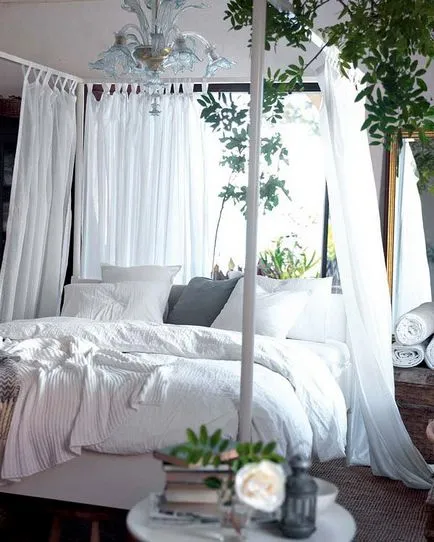 Design interior dormitor într-un stil romantic