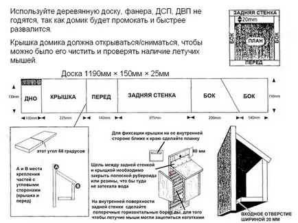 A lakóházak denevérek Felhasználói építési