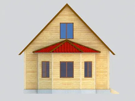 Къща с рамка залив прозорец как се прави - проект и нюанси