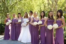 Violet rochie de domnișoara de onoare, rochie de moda