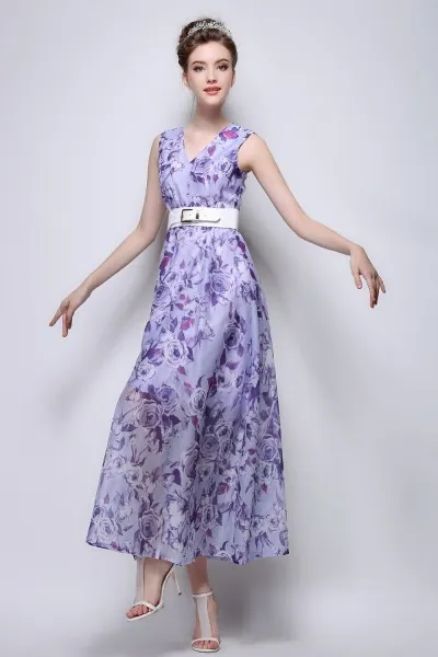 Violet rochie de domnișoara de onoare, rochie de moda